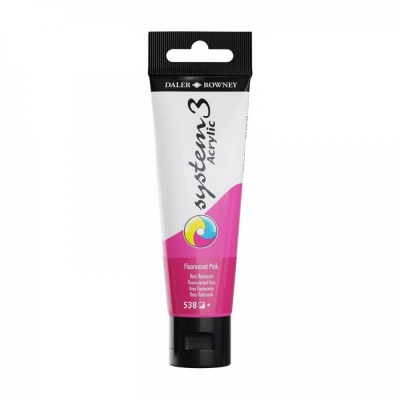 D&R System3 Acrylic 59 ml, Fluorescent pink
