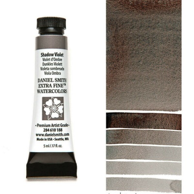 Daniel Smith, akvarelová farba, 5 ml, 188 Shadow Violet