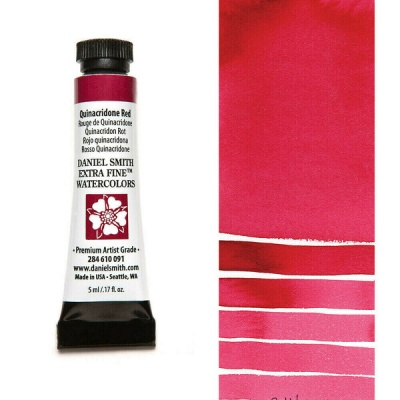 Daniel Smith, akvarelová farba, 5 ml, 91 Quinacridone Red