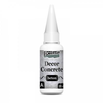 Decor beton, betónový prášok hrubý, 250 ml + 20 ml