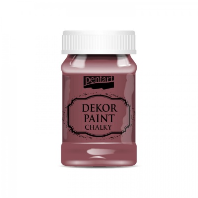 Dekor Paint Soft 100 ml, burgundská červená