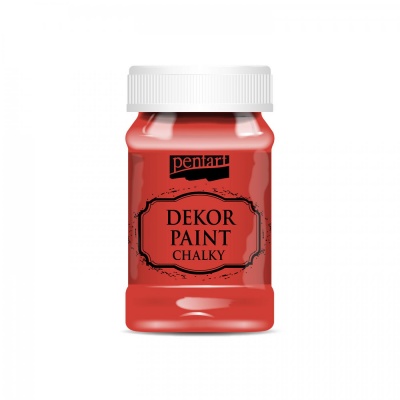 Dekor Paint Soft 100 ml, červená