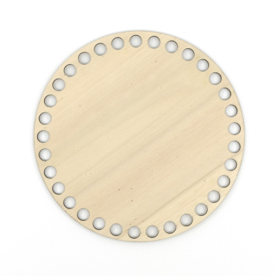 Drevené dno na košík, kruh, 17 cm