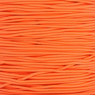 Elastická šnúrka okrúhla, 1 mm, oranžová