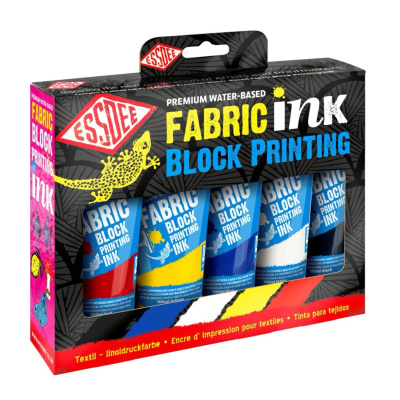 ESSDEE Sada textilných farieb na linoryt, 5 x 100 ml