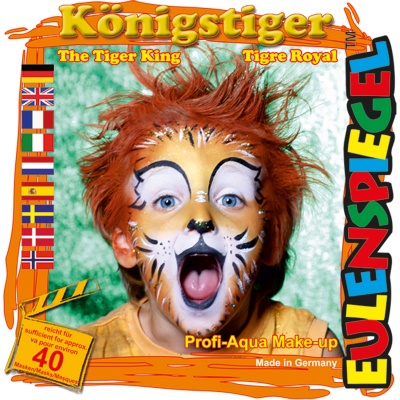 EULENSPIEGEL, Farby na tvár, 4 ks, sada tiger
