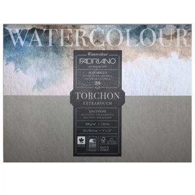 Fabriano Torchon, akvarelový blok, 23x30,5 cm, 300 g