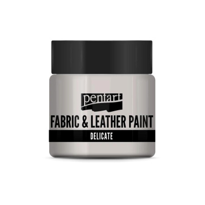 Farba na textil a kožu, delicate, 50 ml, strieborná
