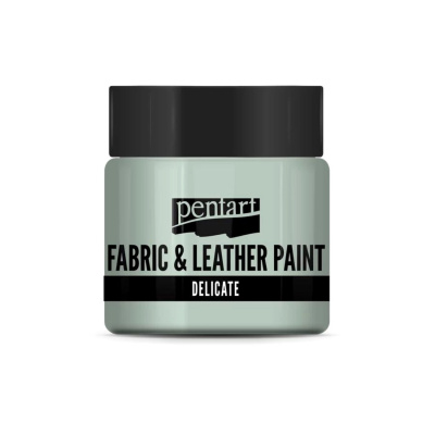 Farba na textil a kožu, delicate, 50ml, zelenostrieborná