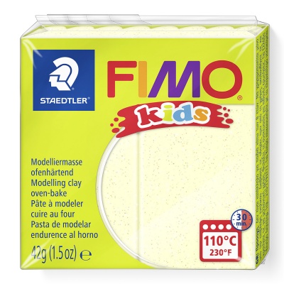 FIMO Kids, 42 g, 106 perleťová žltá