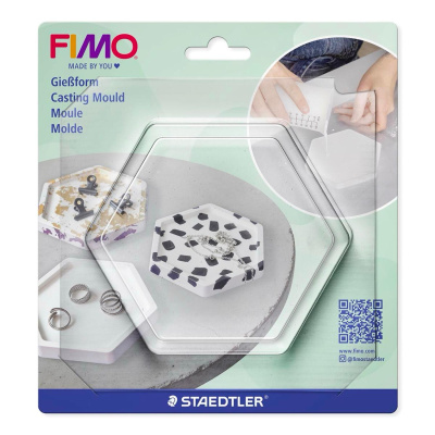 FIMO odlievacia forma - hexagon, 13 x 11,5 cm