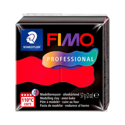 FIMO Professional 57 g, 200 červená