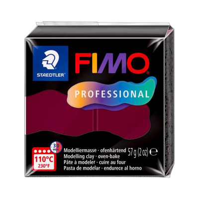 FIMO Professional 57 g, 23 bordová