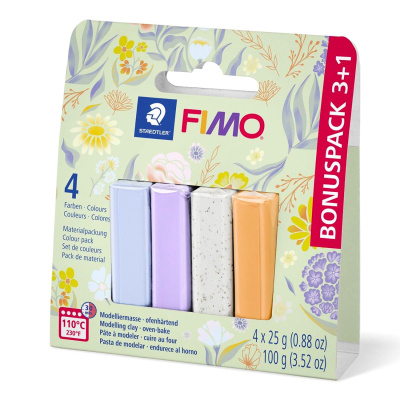 FIMO SOFT Sada 3 + 1 Bloomy, 4 x 25 g