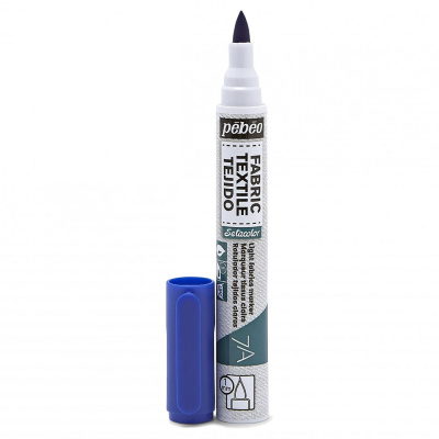 Fixka na svetlý textil 7A Blue 1 mm brush