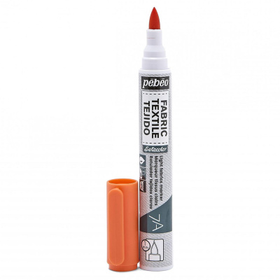 Fixka na svetlý textil 7A Orange, 1 mm brush