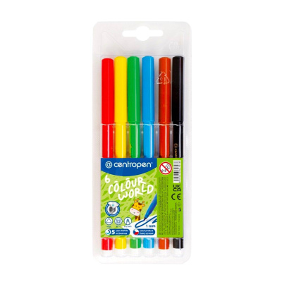Fixky pre deti CENTROPEN, Colour World sada 6 ks
