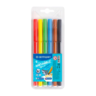 Fixky pre deti CENTROPEN, vyprateľné sada 6 ks