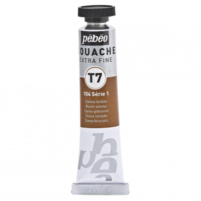 Gvaš T7 extra fine 20 ml, burnt sienna