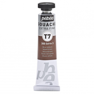 Gvaš T7 extra fine 20 ml, velvet brown