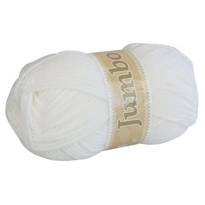 Jumbo, akrylová priadza, 100 g, cca 147 m, 1100 biela