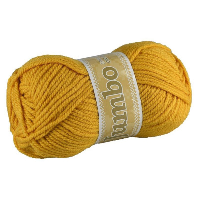 Jumbo, akrylová priadza, 100 g, cca 147 m, 1102 horčicová