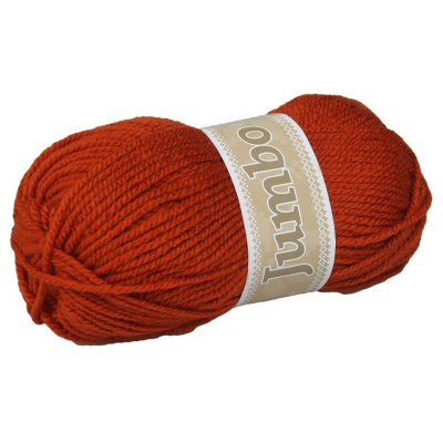 Jumbo, akrylová priadza, 100 g, cca 147 m, 1107 hrdzavá