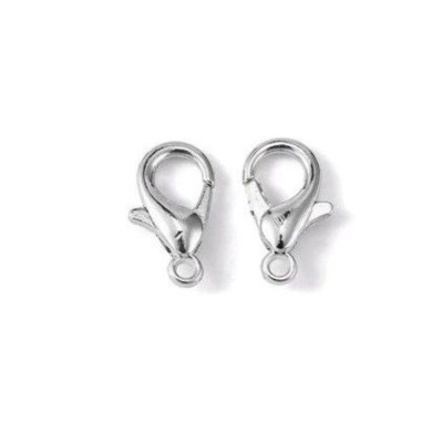 Karabínka 10 mm, platina 10 ks