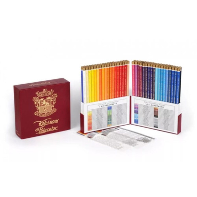 KOH-I-NOOR, sada ceruziek POLYCOLOR v retro obale, 72 ks