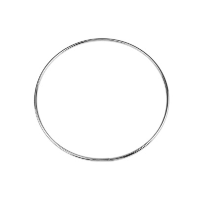 Kovový kruh nikel, priemer 18,7 cm