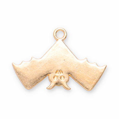 Kovový prívesok, netopier zlatá