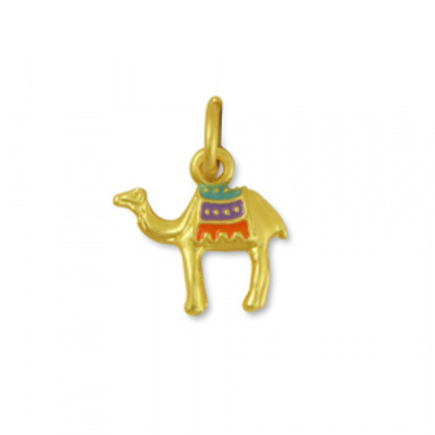 Kovový prívesok, ťava zlatá