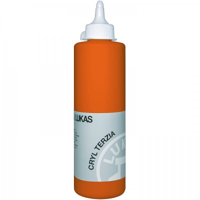 LUKAS akrylová farba TERZIA 500 ml, Cadmium orange