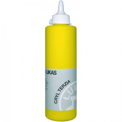 LUKAS akrylová farba TERZIA 500 ml, Cadmium yellow 