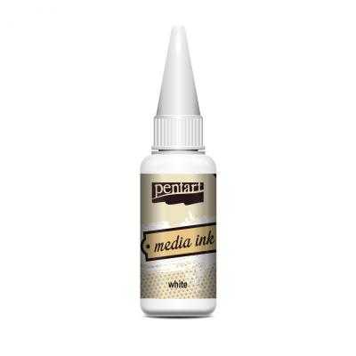 Media Ink atrament 20 ml, biela