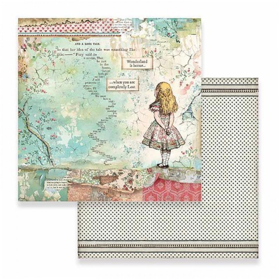 Mix scrapbookových papierov 30,5 x 30,5 cm, Alica 5 ks