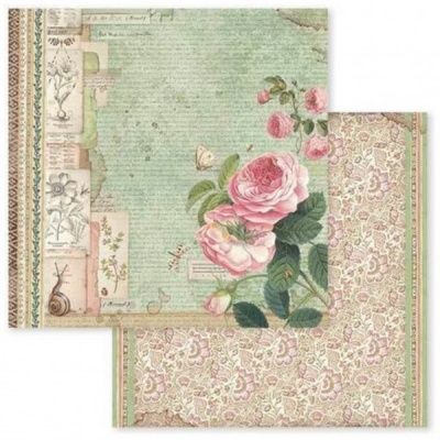 Mix scrapbookových papierov 30,5 x 30,5 cm, Záhrada 5 ks