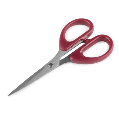 Nožnice rovné, červené 14 cm 
