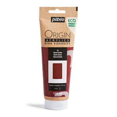 Origin Acrylics, 120 ml, burnt sienna