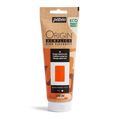 Origin Acrylics, 120 ml, cadmium orange hue