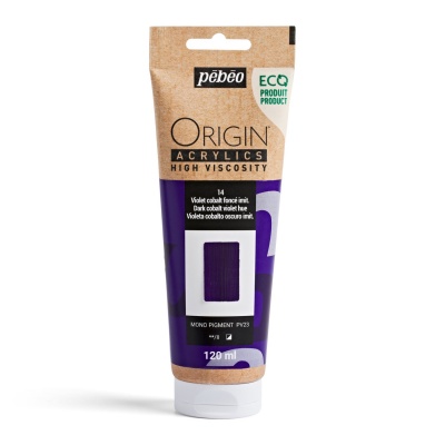 Origin Acrylics, 120 ml, dark cobalt violet hue
