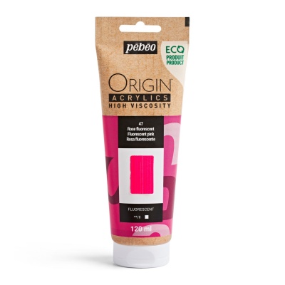 Origin Acrylics, 120 ml, fluorescent pink