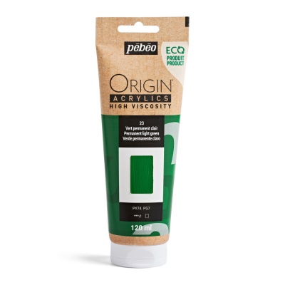 Origin Acrylics, 120 ml, permanent green light
