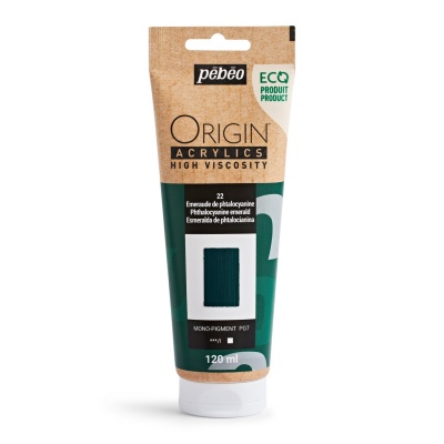 Origin Acrylics, 120 ml, phthalocyanine emerald
