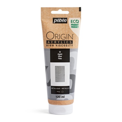Origin Acrylics, 120 ml, silver