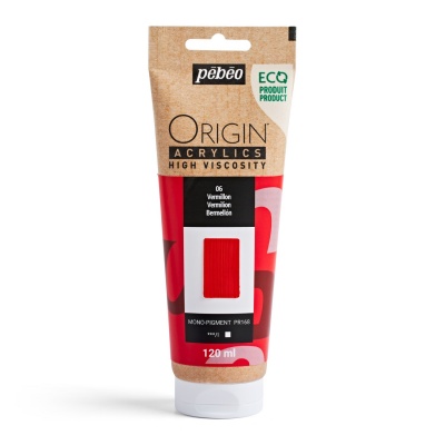 Origin Acrylics, 120 ml, vermilion