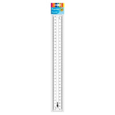 Pravítko transparentné dlhé, 30 cm