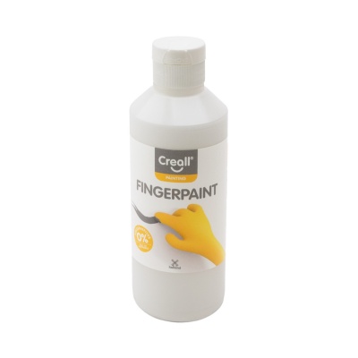 Prstová farba, 250 ml, biela