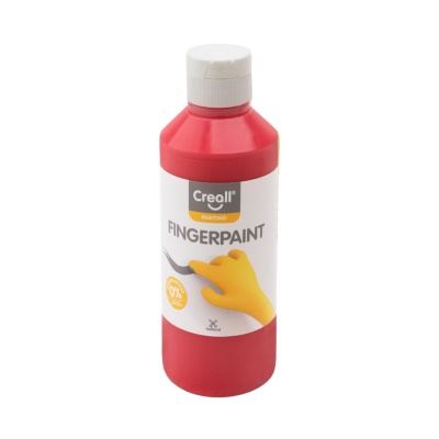Prstová farba, 250 ml, červená