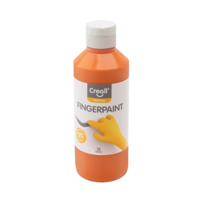 Prstová farba, 250 ml, oranžová